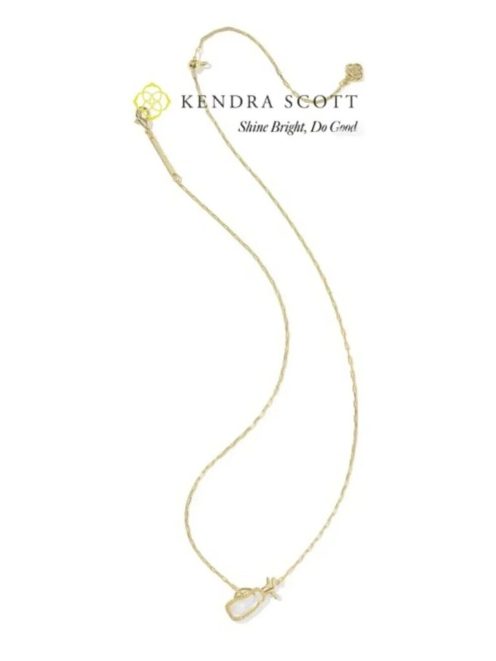 Kendra Scott Golf Gold Short Pendant Necklace - Picture 2 of 3